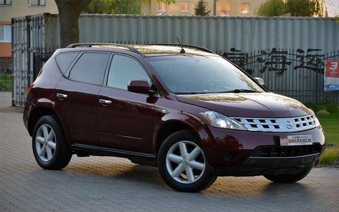 Nissan Murano cena 27900 przebieg: 189000, rok produkcji 2008 z Jeziorany małe 781